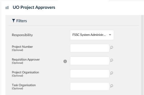 Uo project approvers uo project approvers